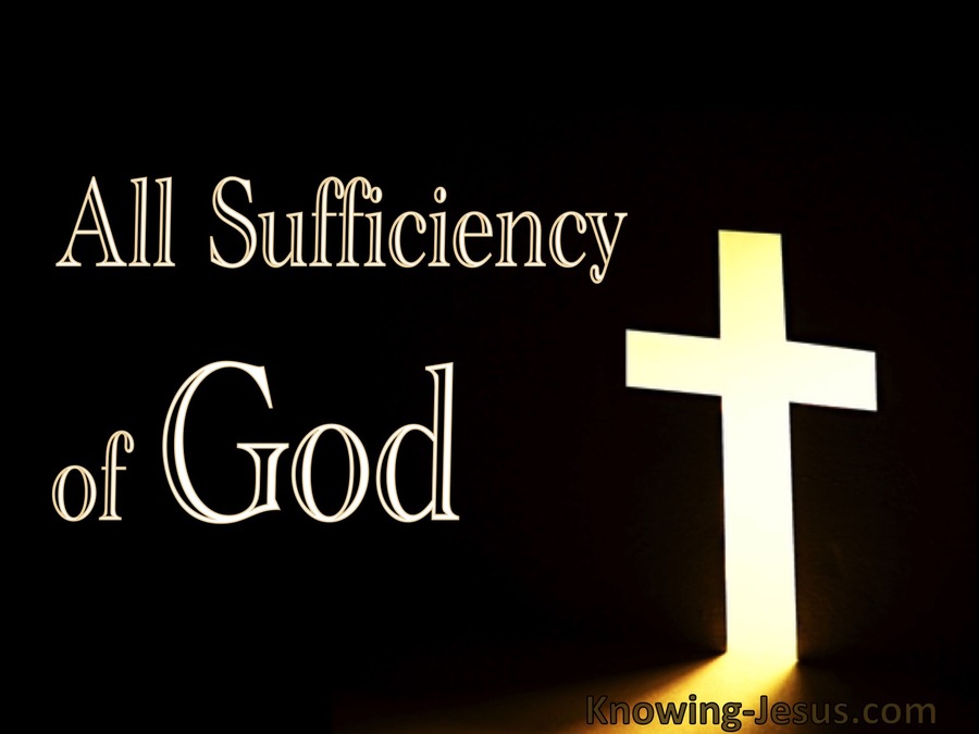 All Sufficiency of God (devotional)04-21 (black)